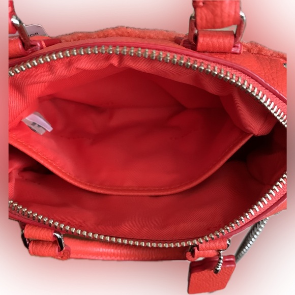 COACH RHYDER SATCHEL 18 IN SHEARLING AND LEATHER NWT - Picture 9 of 9